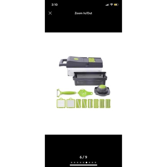 Vegetable Chopper with 2 Interchangeable Dicer Blades - Picture 6 of 9